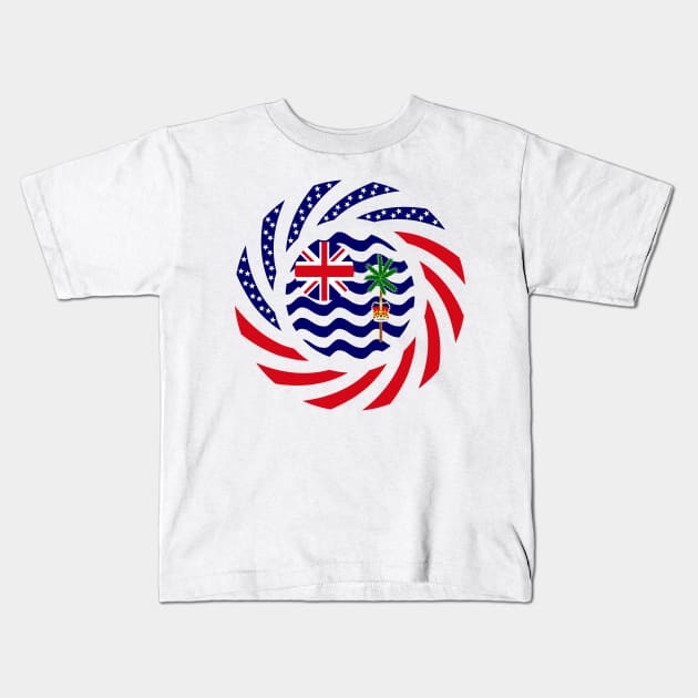 British Indian American Multinational Patriot Series Kids T-Shirt by Village Values